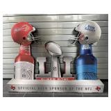 Cardboard Budweiser Super Bowl Advertising 42" x