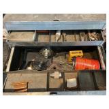 Metal Craftsman Toolbox and Tools