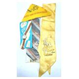 Vintage Roy Rogers Tie, Davy Crockett Bandana,