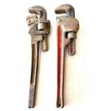 (2) 14" Pipe Wrenches - Trimo and Ridgid