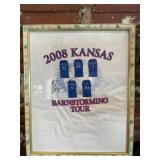 Kansas Jayhawks Barnstorming Tour 2008 Framed