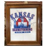 Kansas Jayhawks Barnstorming Tour 2011 Framed