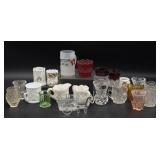 Glass Toothpick Holders and Miniature Creamers