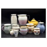 Czechoslovakia Dishes : Teapot, Creamers,