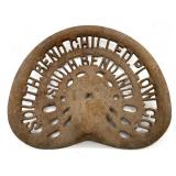 Antique South Bend Chilled Plow Co. Cast Iron