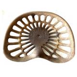 Antique Deering Cast Iron Tractor Seat 18"