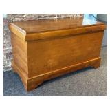 Vintage Cedar-Lined Wood Chest 45" x 20.5" x 26"