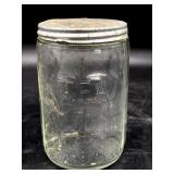Antique/Vintage Glass Tea Jar 5"