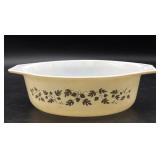 Pyrex Golden Acorn Oval Casserole Dish 043 1