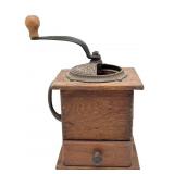 Antique Arcade Mfg Co Wood Coffee Grinder -