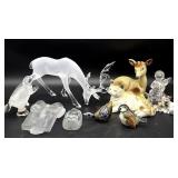 Animal and More Figures : Plastic, Glass, and