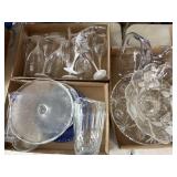 Stemware Glasses, Crystal Vase, Pitcher,