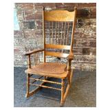 Antique/Vintage Wood Rocking Chair- seat 21" x