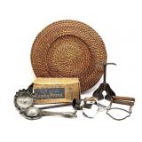 Kitchen Primitives and Wicker Charger : Cooky