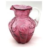 Fenton Cranberry Small Pitcher 5.5"
