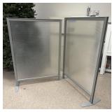 (2) Opaque Dividers 36"x50", one foot missing