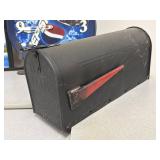 Black Metal Mail Box