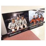 ISS Expedition Crew Print 36"x36", Mission 1&2