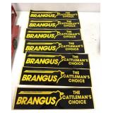 (8) Brangus Bumper Stickers, 15"x3.5"