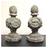 (2) Concrete Finials  5"x11"