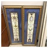 (2) Framed Prints 16x41