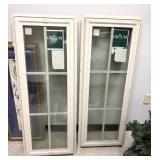 (2) Fixed Pane Low E Windows 48"x18"