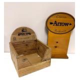 (2) Wooden Advertising Displays