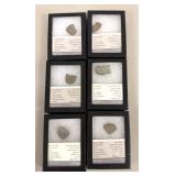 (6) End Cut Meteorite Specimens