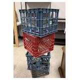 (4) Milk Crates