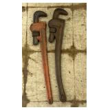 (2) 24'  Pipe Wrenches