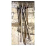 (4) Clamshell Diggers, Two Have Broken Handles