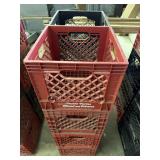 (8) Milk Crates