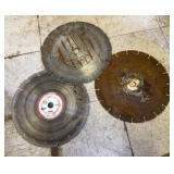 (3) 14ï¿½ Metal Diamond Blades