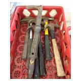 (6) Claw Hammers (1) Vintage Nail Puller