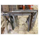 (4) Metal Saw Horses, 36ï¿½x29ï¿½