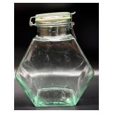 Hermetic Made in Italy Green Tinted Hexagon Glass