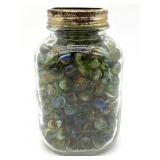 Marbles in Glass Jar