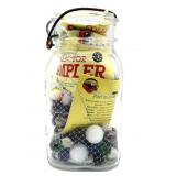 Marbles is n Bags in Glass Jar