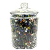 Marbles and Shooter Marbles in Very Large Lidded