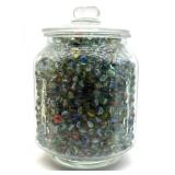 Marbles and Shooter Marbles in Vintage Planters