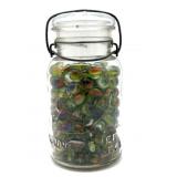 Marbles in Glass Jar