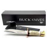 Custom Buck CKS 119 Special Knife with Sheath and