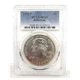 1993 Thomas Jefferson 250th Anniversary Silver