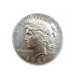 2021 Peace Dollar
