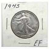 1945 Walking Liberty Half Dollar