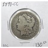 1890-CC Morgan Dollar