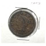 1853 Braided Hair Large Cent