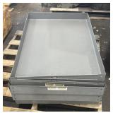 (9) Global Metal Shelves Only, 36'x24'x2 3/4'