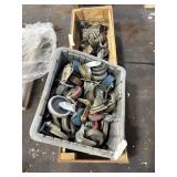 Large Lot of Casters, Mostly 4'' Steel