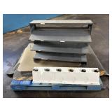 Metal Organizer Shelf, U-Line Mop/Broom Holder,